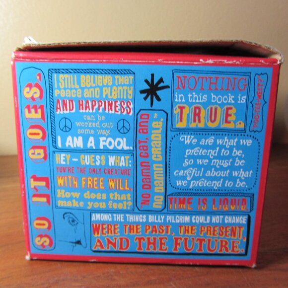 kurt vonnegut mug NIB discontinued 2014 unemployed philosophers guild (W5381) - Picture 10 of 13